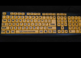 Vision Australia Computer Keyboard