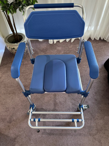 Wheelchair for Showering and Toileting