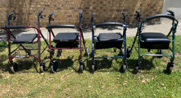 Free 4-wheel Walking Frames