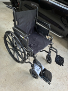 Equipmed 24-inch Wheelchair - Never Used