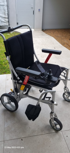 Lexham Ultra Light Folding Travel Wheelchair