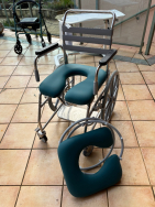 Juvo Care Mobile Shower Commode Chair