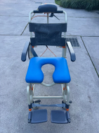 ShowerBuddy Roll-In Shower Commode Chair
