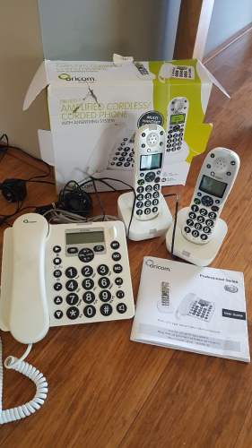 Amplified Cordless Corded Phone