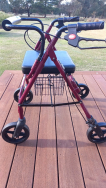 Free Four-Wheeled Walker