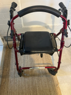 Explorer Walker - Red, Collapses, Hand brake