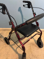 4-Wheel Walker with Seat