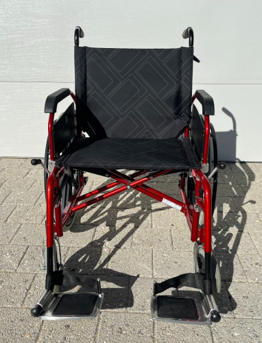 Freedom HE Wide Wheelchair in Red, As-New