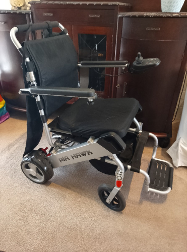 EZ foldable Air Hawk Wheelchair