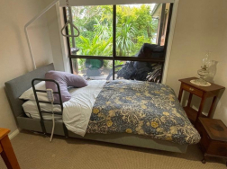 Adjustable Bed and Overhead Pull