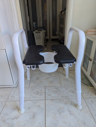 Over-Toilet Seat Frame