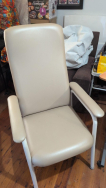 High-Back Padded Reclining Day Chair