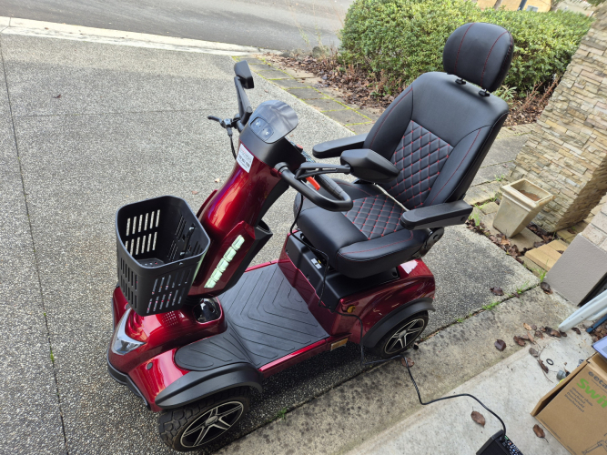 As-New Ruidi R7S Pro Mobility Scooter, 17.8 km