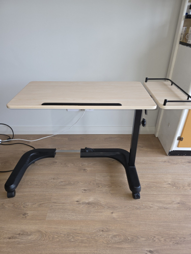 Redgum Over Chair / Bed Table