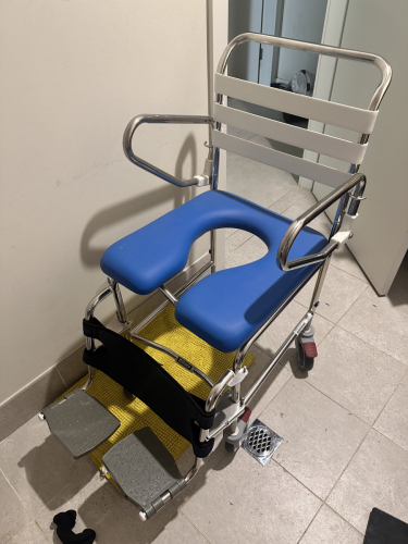 K Care Self-Propelled Shower Commode
