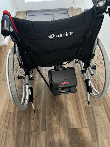 Aspire Evoke 2 Wheelchair with Power Assist as new
