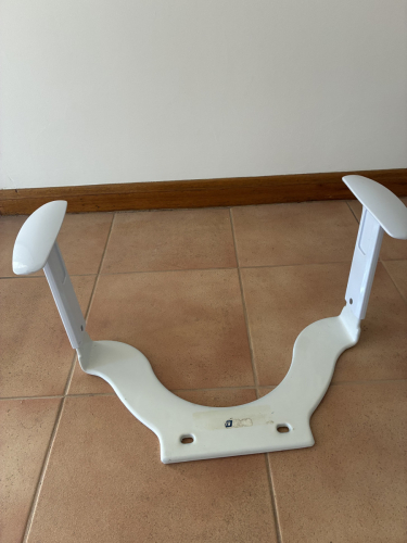 Toilet support arms