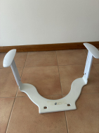 Toilet support arms